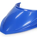 MD3 Hood Scoop 5in Tall Curved Chevron Blue