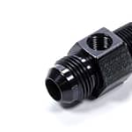#8 X 3/8MPT Inline Gauge Adapter Fitting Black