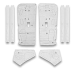 71-73 Ford Mustang Coupe Door Insulation Kit
