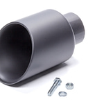 Black Ceramic Double Wal led Angle Exhaust Tip - DISCONTINUED