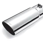 Stainless Single Wall An gle Exhaust Tip