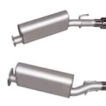 Axle Back Dual Exhaust S ystem  Stainless - DISCONTINUED