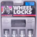Wheel Lock System 1/2in Acorn Black 20pk