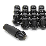 Lug Nut and Lock System 14mm x 1.50 Black