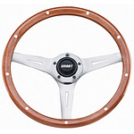 Light Satin Mahogany Steering Wheel - DISCONTINUED
