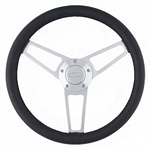 Billet Series Leather St eering Wheel Ford Logo - DISCONTINUED