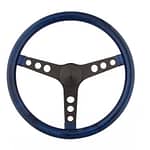 Steering Wheel Mtl Flake Blue/Spoke Blk 13.5