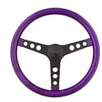 Steering Wheel Mtl Flake Purple/Spoke Blk 15