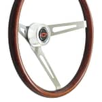 Steering Wheel GT Retro Wood Dark Finish