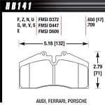 Brake PAds DTC-70 Audi Ferrari Porsche