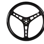 Steering Wheel 13in Alum Dished Rubber Coated