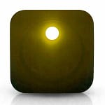 Square Framed LED Yellow - DISCONTINUED