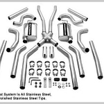 64-67 GM A Body 2.5in Dual Exhaust System