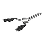 18-  Mustang 5.0L 3in Ca t Back Exhaust Quad Dual