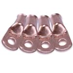 1/0 Gauge Copper Cable End 5/16in Hole 4 Pack