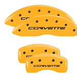 05-13 Corvette Caliper Covers Yellow - DISCONTINUED