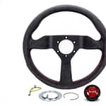 Monte Carlo 320 Steering Wheel Leather Red Stitch