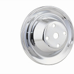 Chrome Water Pump Pulley Single Groove