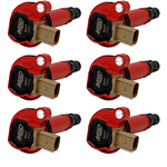 Coils 6pk Ford Eco-Boost 3.5L V6 11-16  Red