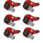 Coils 6pk Ford Eco-Boost 3.5L V6 10-13   Red - DISCONTINUED