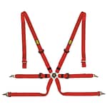 Safety Harness In Poly 6pt Red P/D Steel Adj - DISCONTINUED
