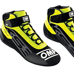 KS-3 Shoes Black And Flo Yellow Size 38 - DISCONTINUED