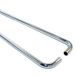 Side Pipes Slant-Style Lake Steel Chrome 70in