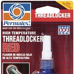 Hi Temp Threadlocker 10ml - Red