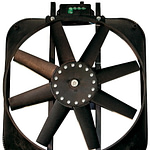 15in. Electric Fan w/ Thermostat - Mustang