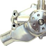 SBC Aluminum Water Pump Short Polished