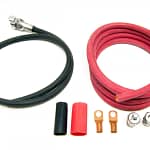 Red/Black Battery Cables 8ft Red 3ft Black