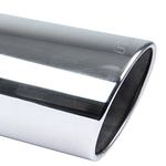 Exhaust Tip 4in x 7in 18in L Polished Weld-on