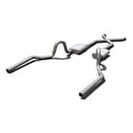 64-72 A-Body 2.5in Exhaust System w/X-Pipe