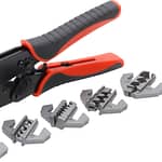 Ratcheting Wire Crimper with Dies