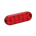 LED 6in Oval  Grommet Mo unt  Stop/Tail/Turn  Red - DISCONTINUED