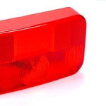 Replacement Taillight Lens Red W/ License Brkt - DISCONTINUED