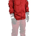 Jacket Red X-Large SFI-1 FR Cotton