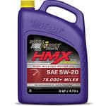 HMX SAE Oil 5w20 5 Quart Bottle