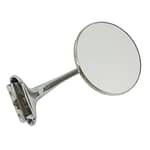 SS 4In Chrome Old Style Door Edge Mirror