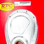 SBC 2PC Timing Chain Cover Chrome