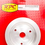BBC SWP 2 Groove Lower Pulley Satin