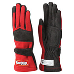 Gloves Double Layer Medium Red SFI