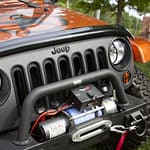 Wraparound Bug Deflector Smoke 07-18 Jeep Wran