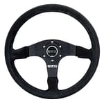 Steering Wheel 375 Black Suede