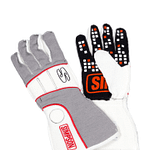 Vortex Glove Medium Grey / White SFI - DISCONTINUED