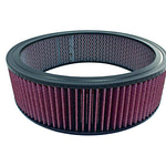 Air Cleaner Element 14in X 4in Round with Red