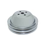 BBC SWP 2 Groove Water Pump Pulley Chrome