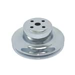65-66 SBF 1 Groove Water Pump Pulley Chrome