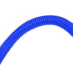 3/8in Convoluted Tubing 8' Blue - DISCONTINUED