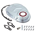 SBC Timing Chain Cover Kit Chrome - DISCONTINUED